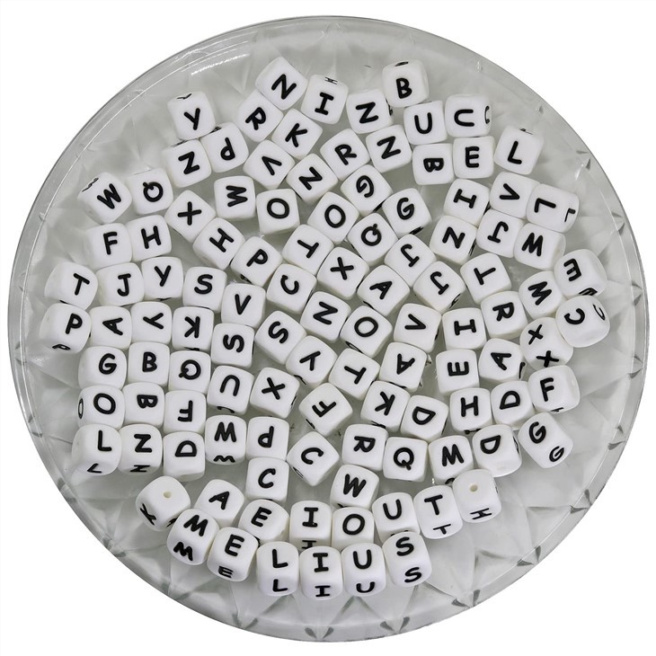 Silicone Letter Beads